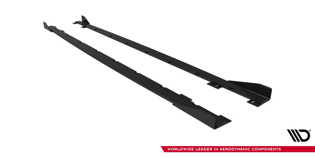 Maxton Design Street Pro Side Skirts Diffusers + Flaps para BMW M135i F70 - imagen 6