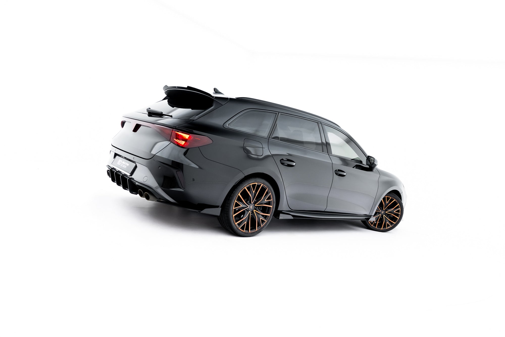 Maxton Design Street Pro Side Skirts Diffusers + Flaps para Cupra Leon ST / Hatchback Aero Mk1 / Mk1 Facelift - imagen 1