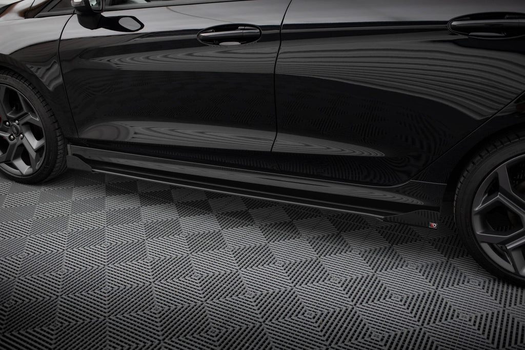 Maxton Design Street Pro Side Skirts Diffusers + Flaps para Ford Fiesta ST / ST-Line Mk8 - imagen 3