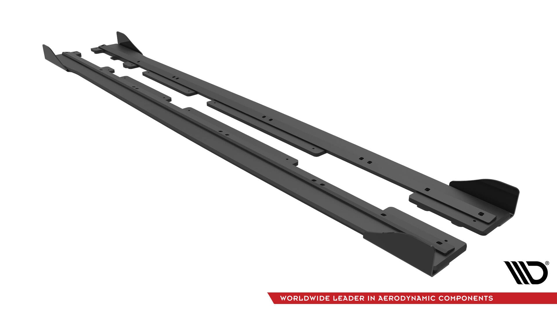 Maxton Design Street Pro Side Skirts Diffusers + Flaps para Ford Fiesta ST / ST-Line Mk8 - imagen 4