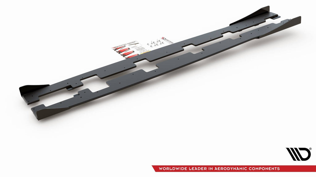Maxton Design Street Pro Side Skirts Diffusers + Flaps para Ford Focus RS Mk3 - imagen 5