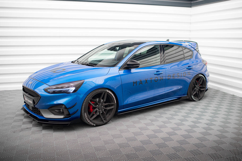 Maxton Design Street Pro Side Skirts Diffusers + Flaps para Ford Focus ST / ST-Line Mk4 - imagen 4