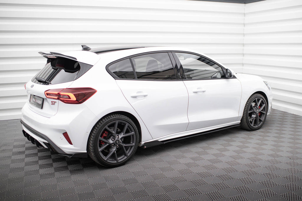 Maxton Design Street Pro Side Skirts Diffusers + Flaps para Ford Focus ST / ST-Line Mk4 - imagen 2
