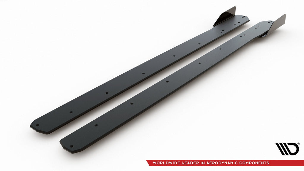 Maxton Design Street Pro Side Skirts Diffusers + Flaps para Ford Focus ST / ST-Line Mk4 - imagen 7