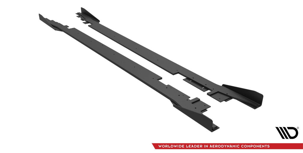 Maxton Design Street Pro Side Skirts Diffusers + Flaps para Ford Mondeo Sport Mk5 Facelift / Fusion Sport Mk2 Facelift - imagen 5