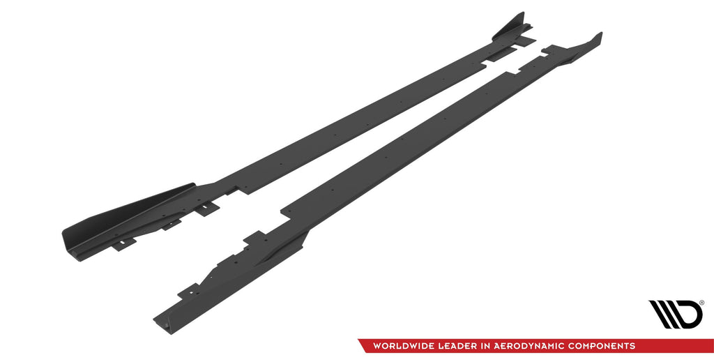 Maxton Design Street Pro Side Skirts Diffusers + Flaps para Ford Mondeo Sport Mk5 Facelift / Fusion Sport Mk2 Facelift - imagen 4