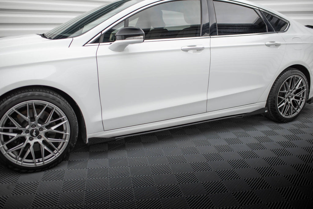 Maxton Design Street Pro Side Skirts Diffusers + Flaps para Ford Mondeo Sport Mk5 Facelift / Fusion Sport Mk2 Facelift - imagen 1