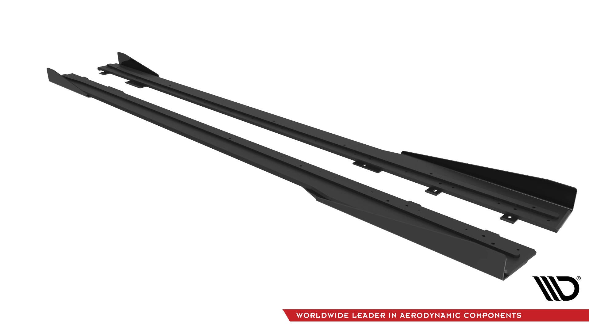 Maxton Design Street Pro Side Skirts Diffusers + Flaps para Ford Mustang Dark Horse Mk7 - imagen 7