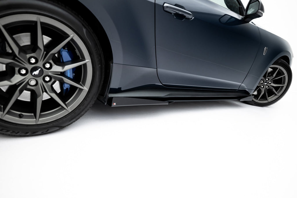 Maxton Design Street Pro Side Skirts Diffusers + Flaps para Ford Mustang Dark Horse Mk7 - imagen 5