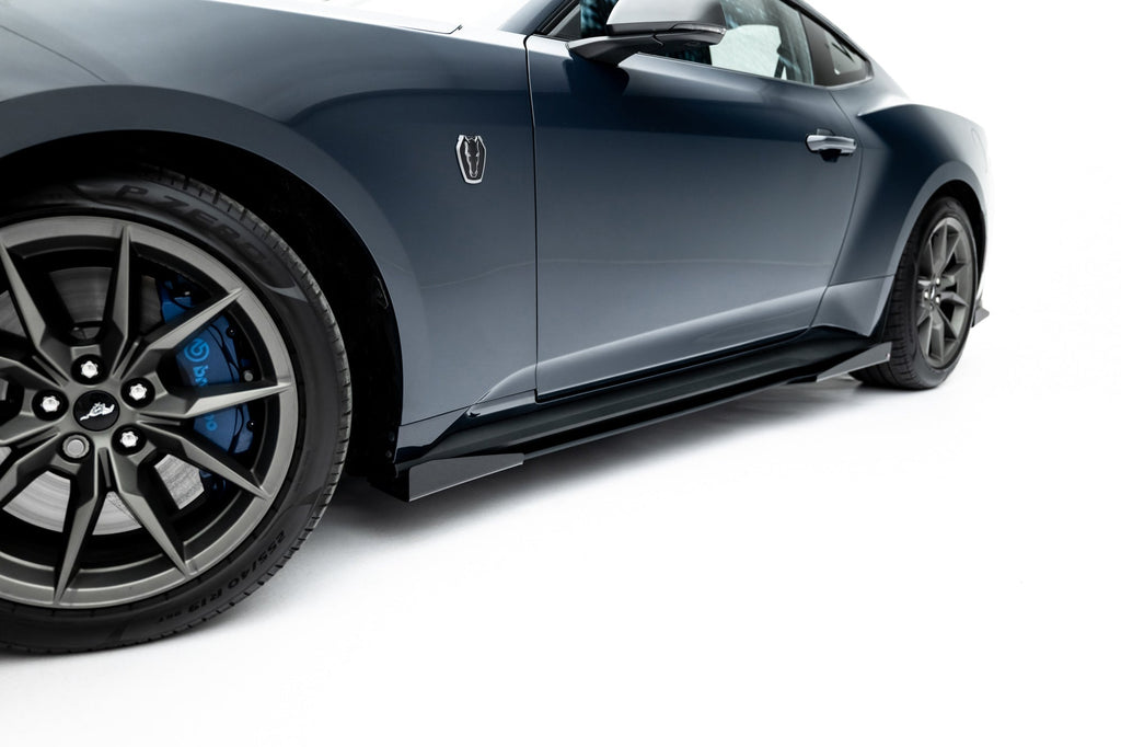 Maxton Design Street Pro Side Skirts Diffusers + Flaps para Ford Mustang Dark Horse Mk7 - imagen 2