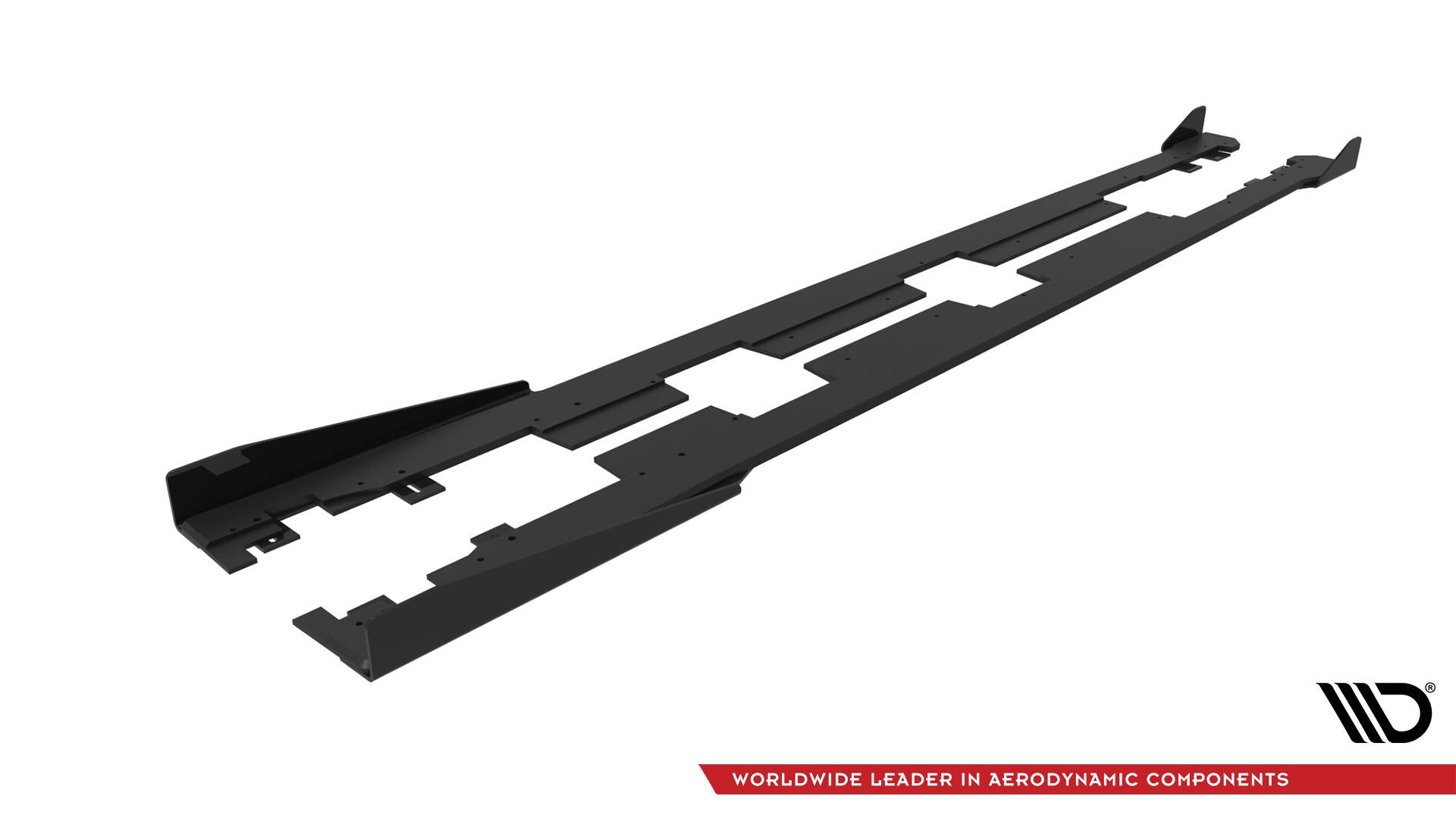 Maxton Design Street Pro Side Skirts Diffusers + Flaps para Honda Civic Mk10 - imagen 5