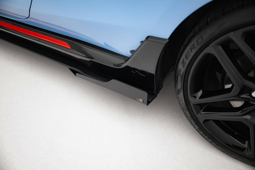 Maxton Design Street Pro Side Skirts Diffusers + Flaps para Hyundai Veloster N Mk2 - imagen 2