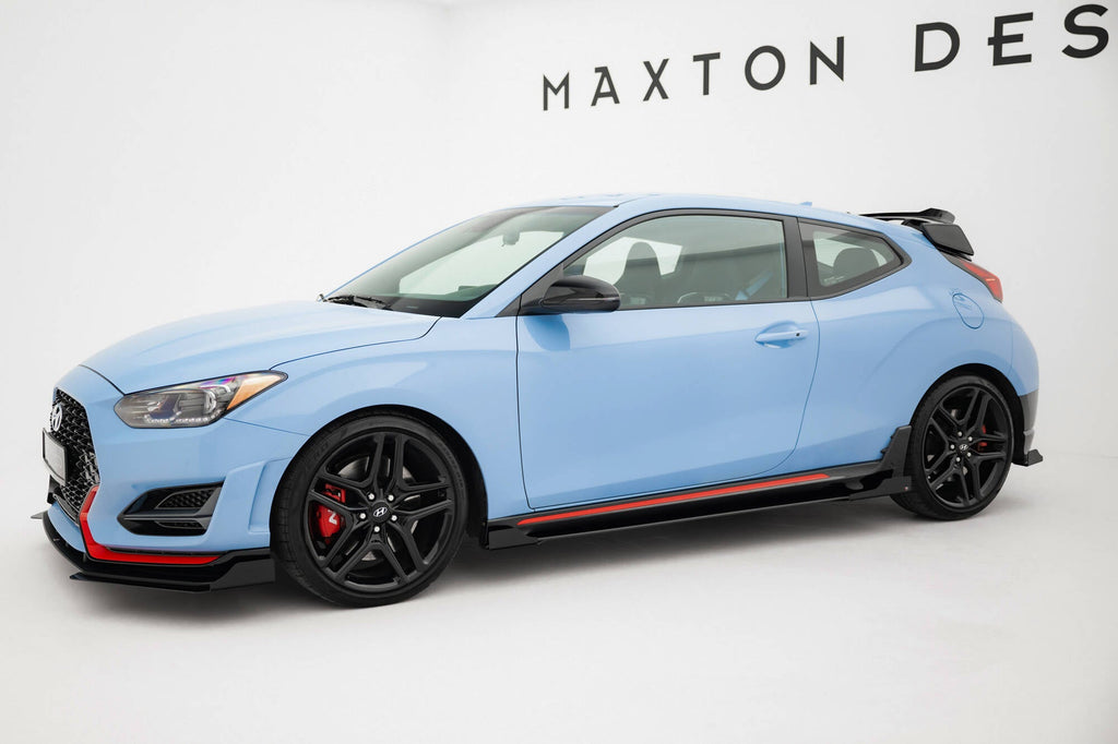 Maxton Design Street Pro Side Skirts Diffusers + Flaps para Hyundai Veloster N Mk2 - imagen 3