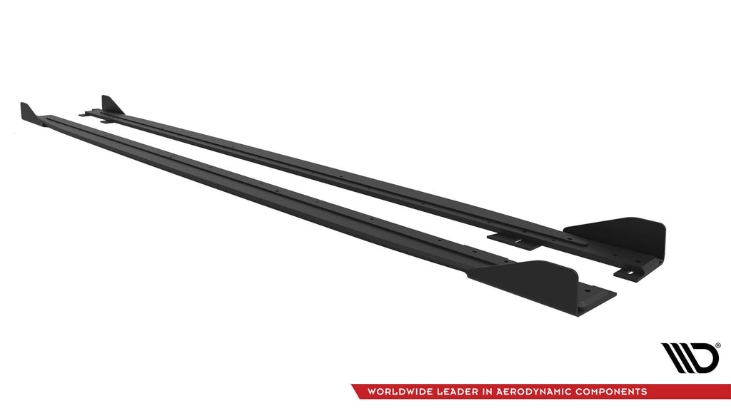 Maxton Design Street Pro Side Skirts Diffusers + Flaps para Kia Proceed GT / GT-Line Mk1 Facelift / Ceed GT Mk3 Facelift - imagen 6