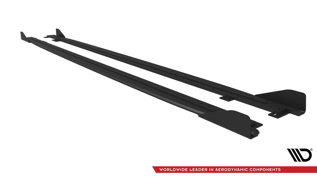 Maxton Design Street Pro Side Skirts Diffusers + Flaps para Kia Proceed GT / GT-Line Mk1 Facelift / Ceed GT Mk3 Facelift - imagen 7