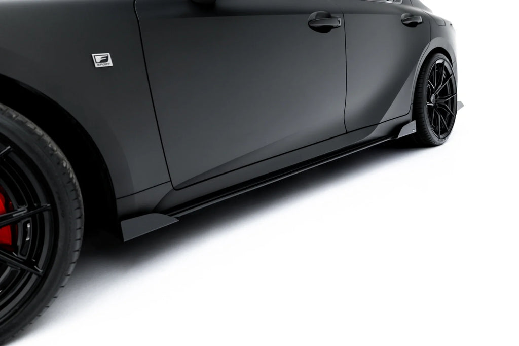 Maxton Design Street Pro Side Skirts Diffusers + Flaps para Lexus IS 500 Mk3 Facelift 2 (XE30) - imagen 3