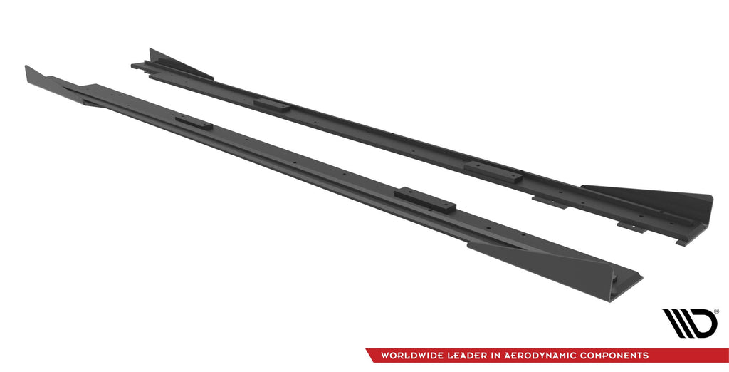 Maxton Design Street Pro Side Skirts Diffusers + Flaps para Mazda 3 MPS Mk1 - imagen 5