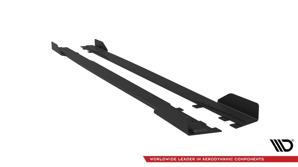Maxton Design Street Pro Side Skirts Diffusers + Flaps para Mercedes-AMG A35 W177 Facelift - imagen 5