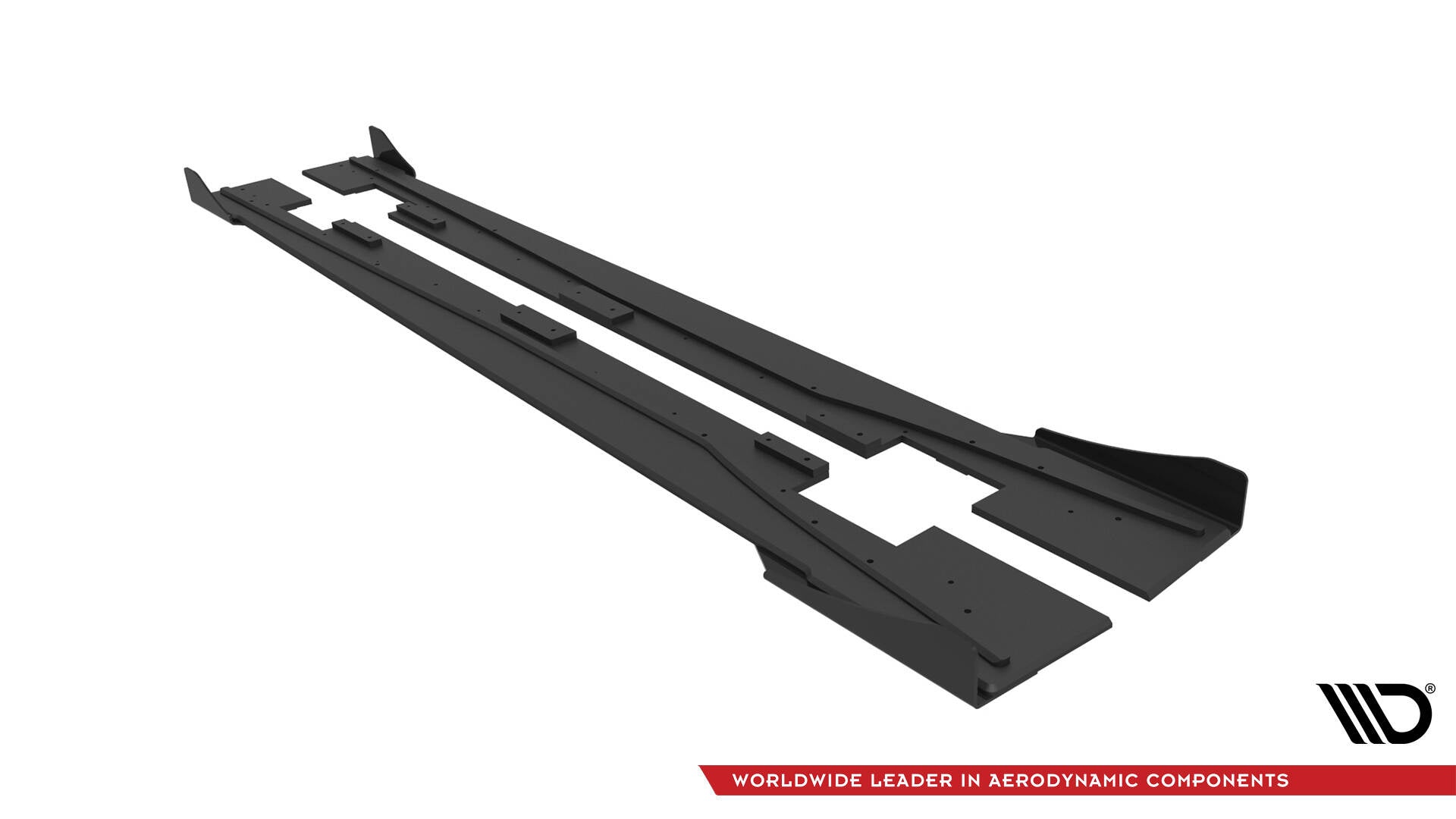 Maxton Design Street Pro Side Skirts Diffusers + Flaps para Mercedes-Benz A 45 AMG W176 Facelift - imagen 6