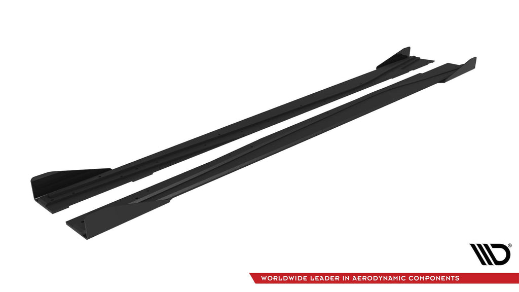 Maxton Design Street Pro Side Skirts Diffusers + Flaps para Mercedes-Benz A AMG-Line W176 Facelift - imagen 4
