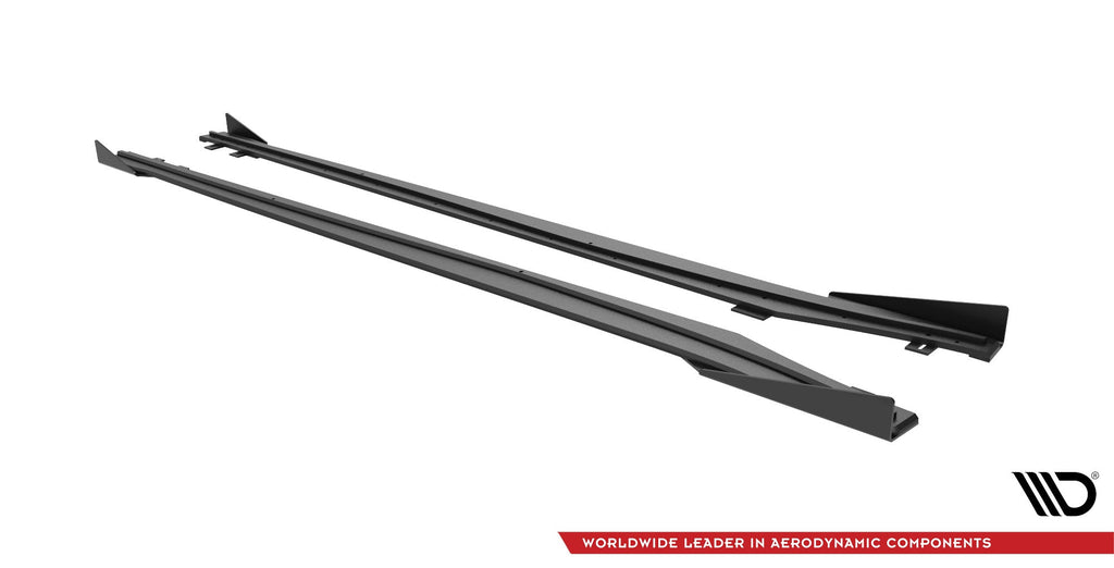 Maxton Design Street Pro Side Skirts Diffusers + Flaps para Opel Astra GTC OPC-Line J - imagen 5
