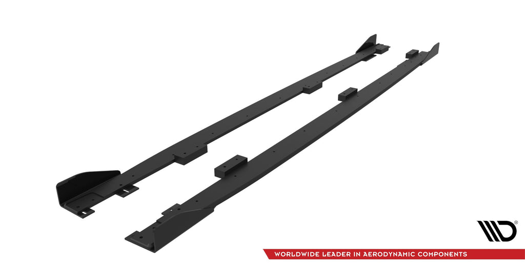 Maxton Design Street Pro Side Skirts Diffusers + Flaps para Peugeot 208 GT Mk2 - imagen 5
