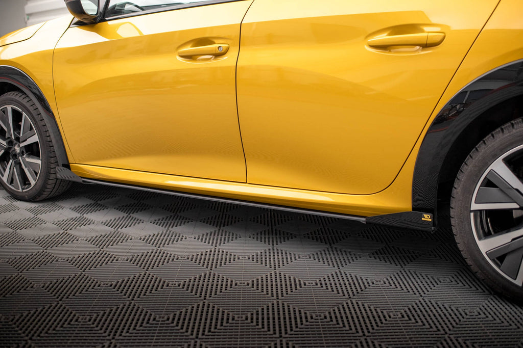 Maxton Design Street Pro Side Skirts Diffusers + Flaps para Peugeot 208 GT Mk2 - imagen 4