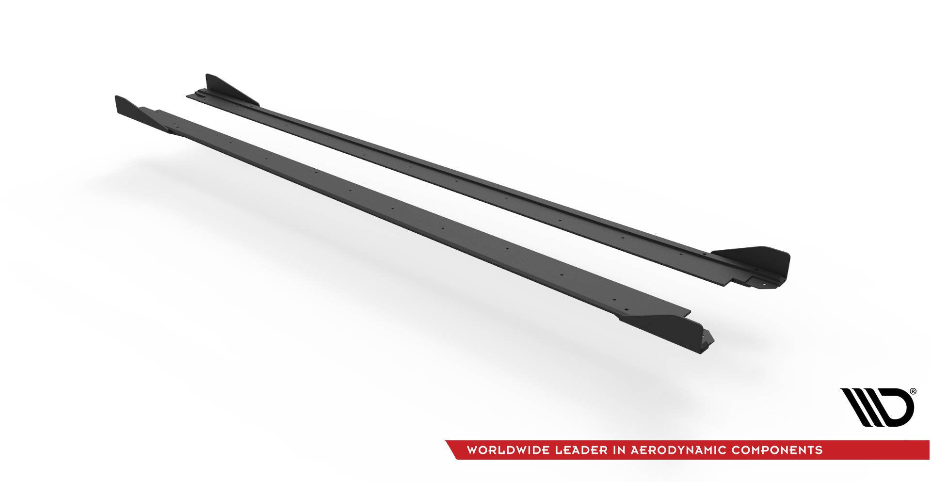 Maxton Design Street Pro Side Skirts Diffusers + Flaps para Seat Leon FR Mk4 - imagen 3