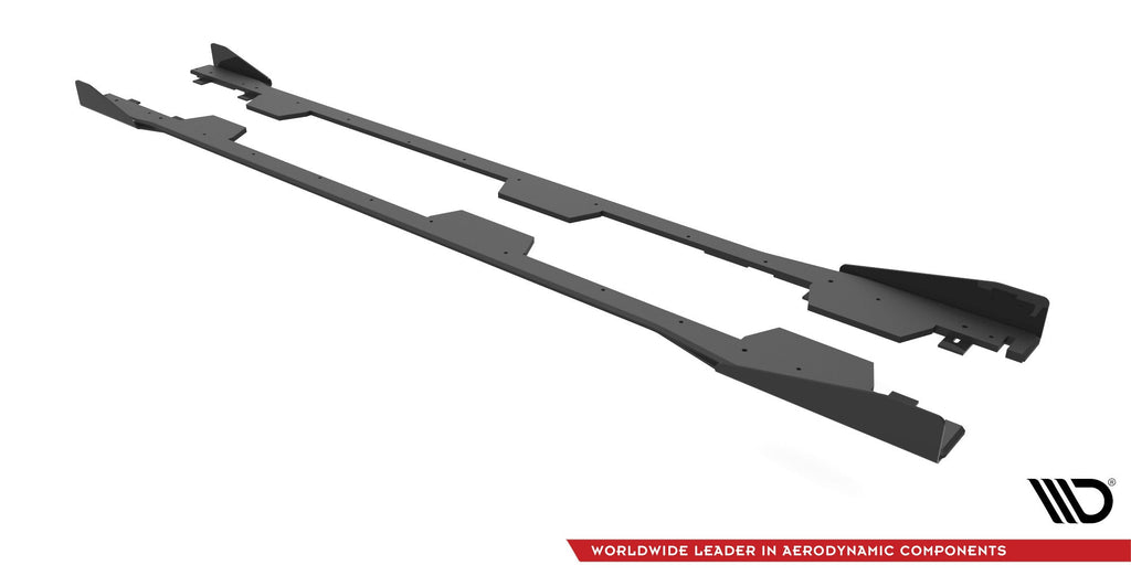 Maxton Design Street Pro Side Skirts Diffusers + Flaps para Subaru BRZ Mk1 / Mk1 Facelift - imagen 3