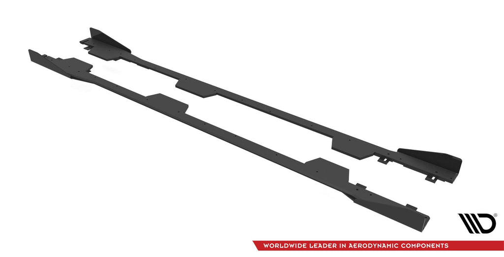 Maxton Design Street Pro Side Skirts Diffusers + Flaps para Subaru BRZ Mk1 / Mk1 Facelift - imagen 4