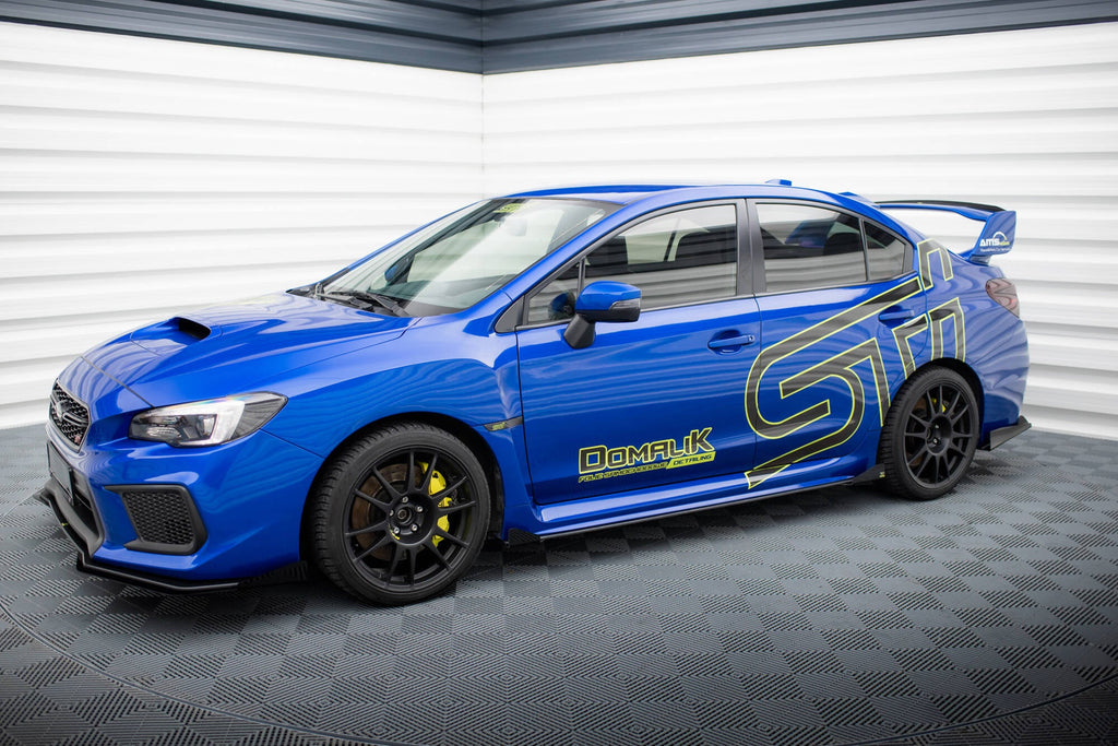 Maxton Design Street Pro Side Skirts Diffusers + Flaps para Subaru WRX STI Mk1 - imagen 2