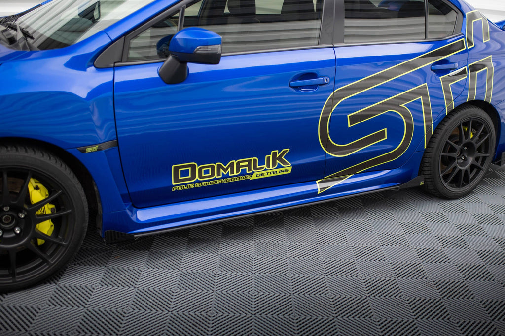 Maxton Design Street Pro Side Skirts Diffusers + Flaps para Subaru WRX STI Mk1 - imagen 1