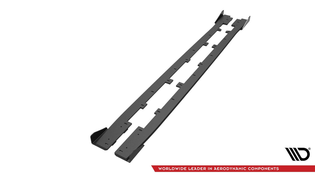 Maxton Design Street Pro Side Skirts Diffusers + Flaps para Subaru WRX STI Mk1 - imagen 4