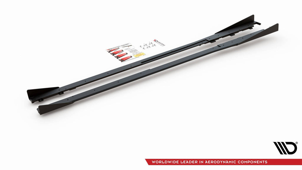 Maxton Design Street Pro Side Skirts Diffusers + Flaps para Toyota GR Yaris Mk4 - imagen 5