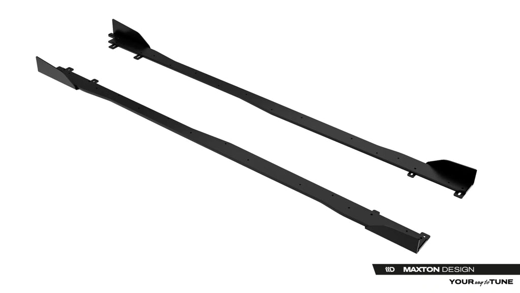 Maxton Design Street Pro Side Skirts Diffusers + Flaps para Toyota GR Yaris Mk4 Facelift - imagen 7