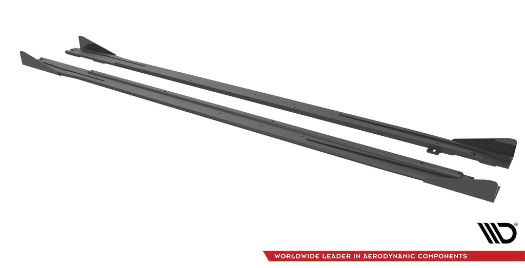 Maxton Design Street Pro Side Skirts Diffusers + Flaps V.1 para Audi S3 / A3 S-Line 8Y / 8Y Facelift - imagen 6