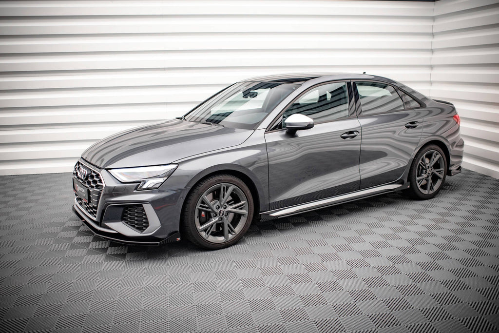 Maxton Design Street Pro Side Skirts Diffusers + Flaps V.1 para Audi S3 / A3 S-Line 8Y / 8Y Facelift - imagen 2