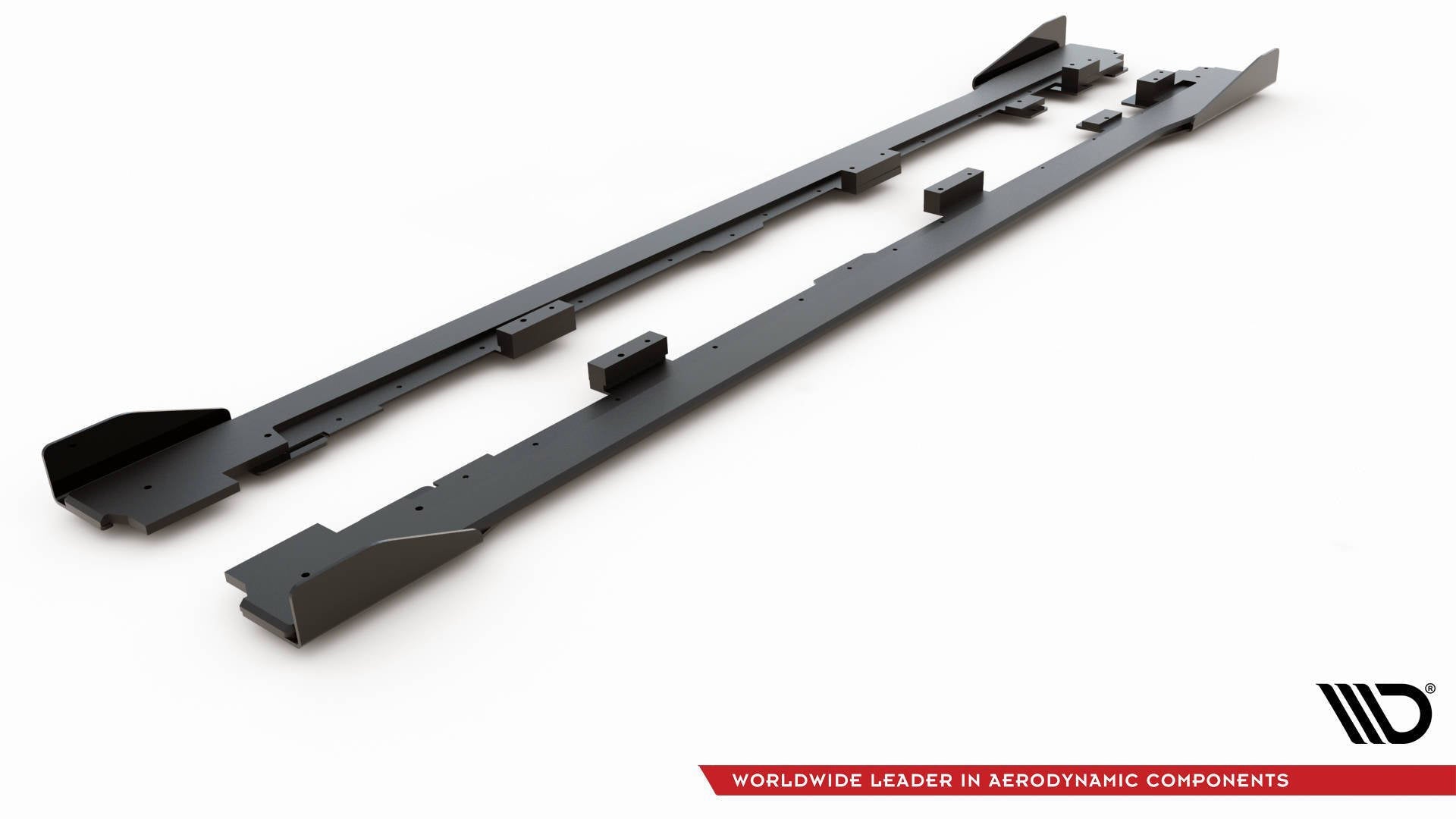 Maxton Design Street Pro Side Skirts Diffusers + Flaps para Volkswagen Golf GTI Mk6 - imagen 6