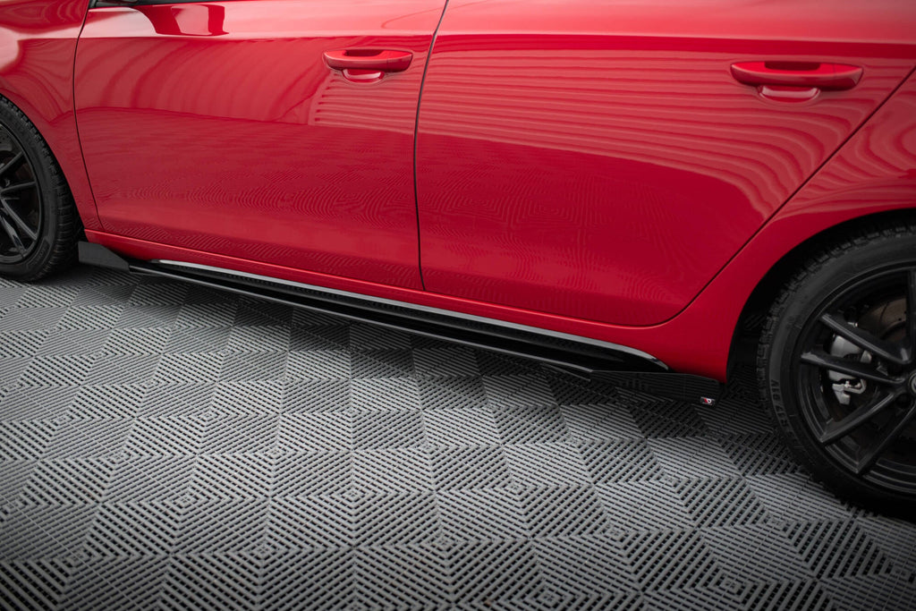Maxton Design Street Pro Side Skirts Diffusers + Flaps para Volkswagen Golf GTI Mk6 - imagen 4