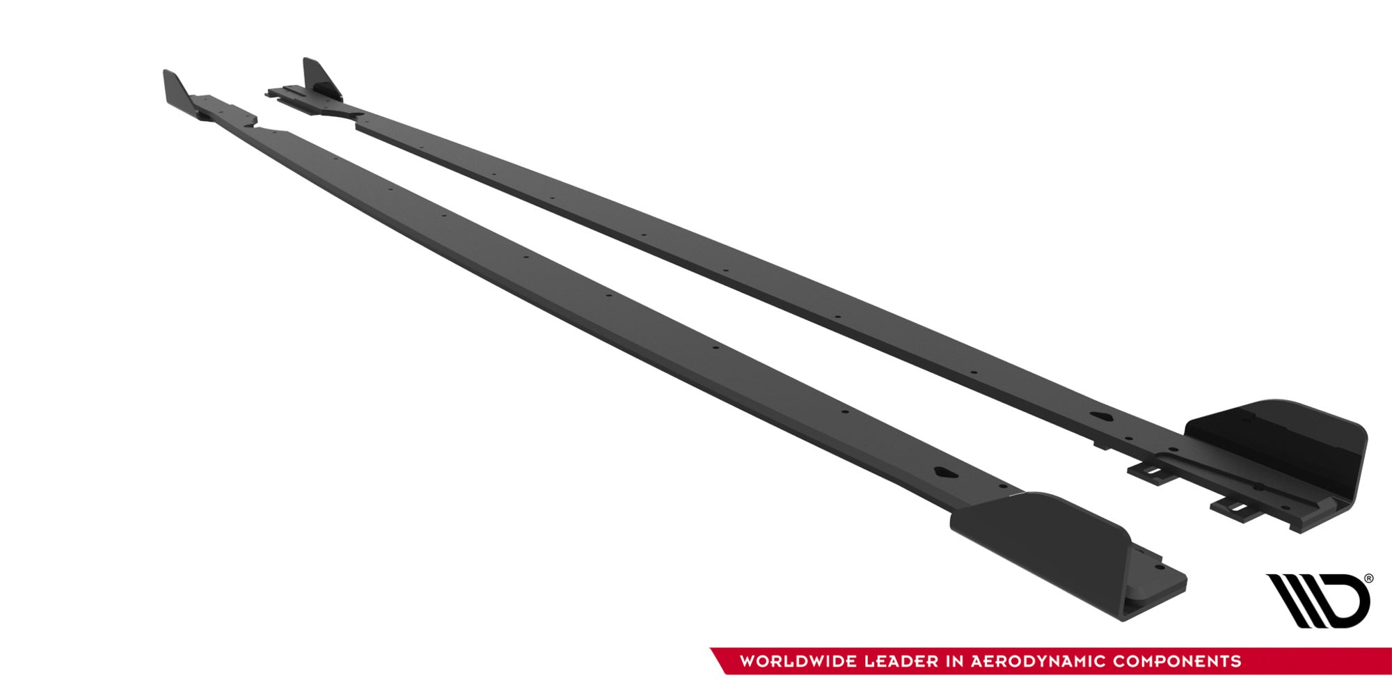 Maxton Design Street Pro Side Skirts Diffusers + Flaps para Volkswagen Golf R Hatchback Mk8 / Mk8 Facelift - imagen 7