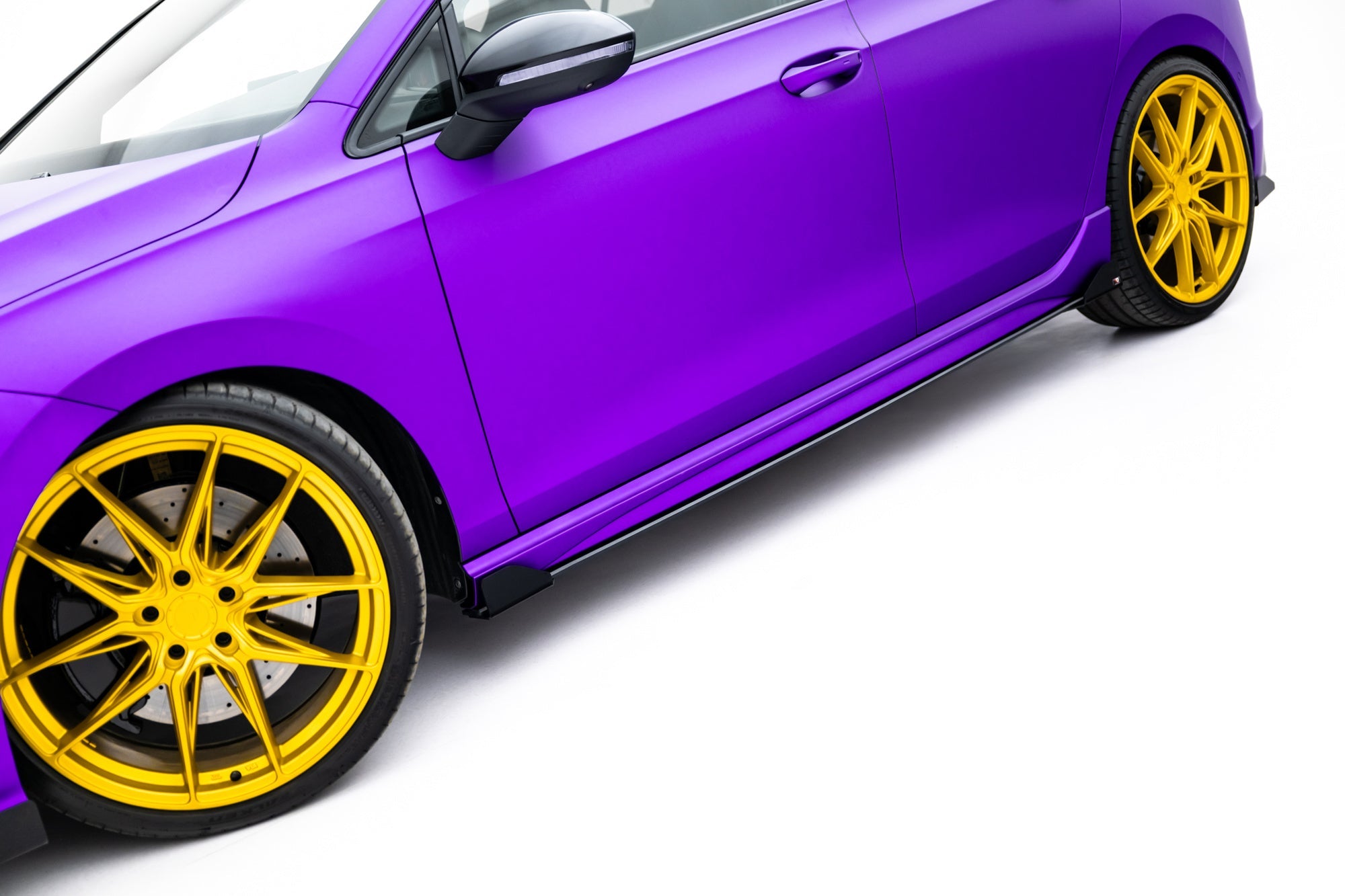 Maxton Design Street Pro Side Skirts Diffusers + Flaps para Volkswagen Golf R Hatchback Mk8 / Mk8 Facelift - imagen 2