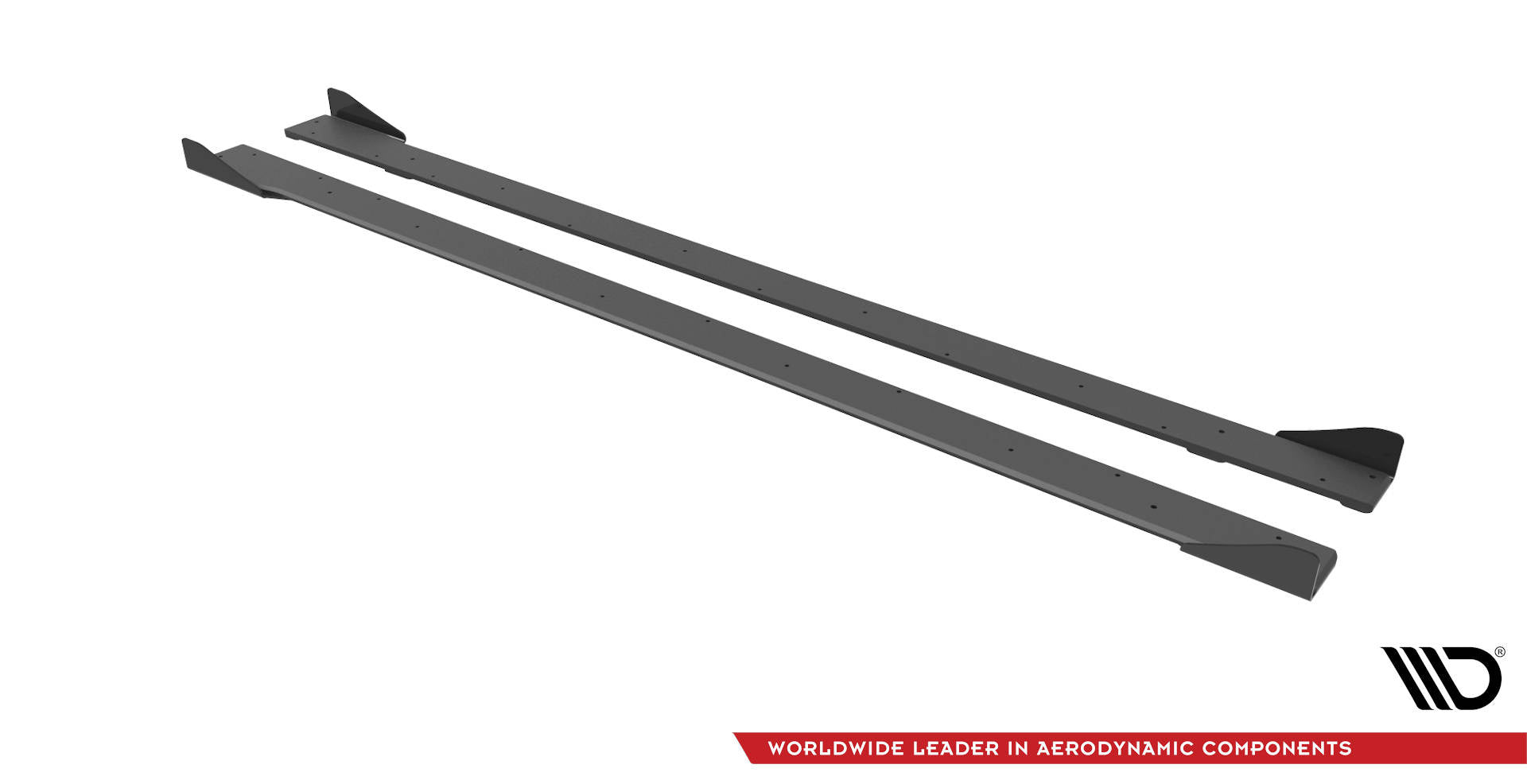 Maxton Design Street Pro Side Skirts Diffusers + Flaps para Volkswagen Golf R Mk7 - imagen 3