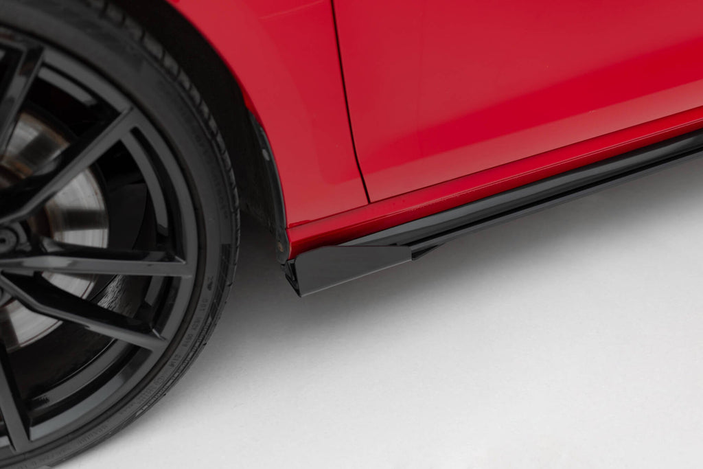 Maxton Design Street Pro Side Skirts Diffusers + Flaps para Volkswagen Golf R / R-Line Mk7 Facelift - imagen 3
