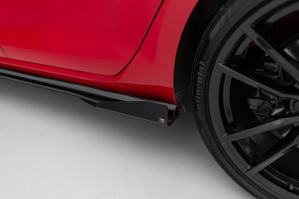 Maxton Design Street Pro Side Skirts Diffusers + Flaps para Volkswagen Golf R / R-Line Mk7 Facelift - imagen 5