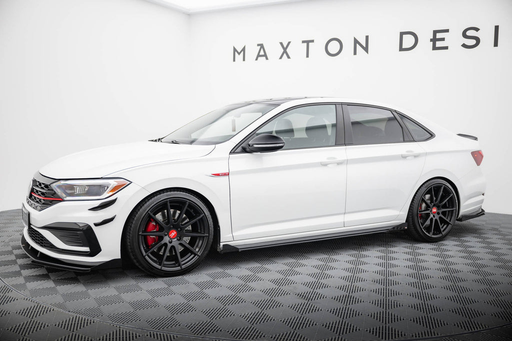 Maxton Design Street Pro Side Skirts Diffusers + Flaps para Volkswagen Jetta GLI Mk7 - imagen 2