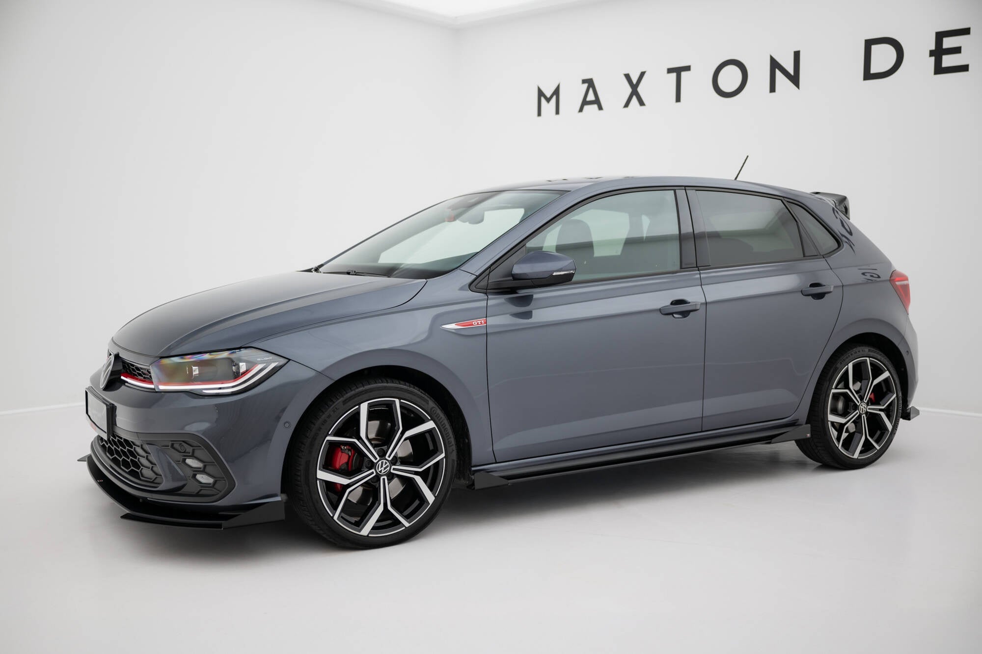 Maxton Design Street Pro Side Skirts Diffusers + Flaps para Volkswagen Polo GTI Mk6 Facelift - imagen 2