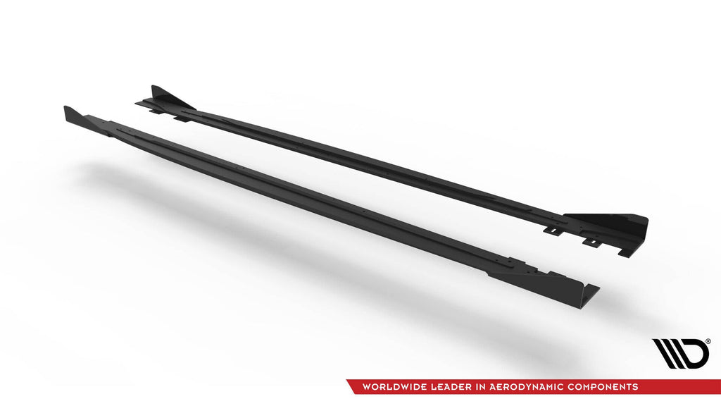Maxton Design Street Pro Side Skirts Diffusers + Flaps para Volkswagen Scirocco R Mk3 - imagen 5