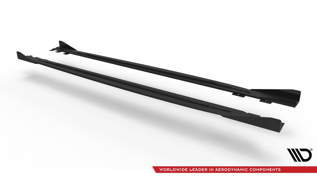 Maxton Design Street Pro Side Skirts Diffusers + Flaps para Volkswagen Scirocco R Mk3 - imagen 6