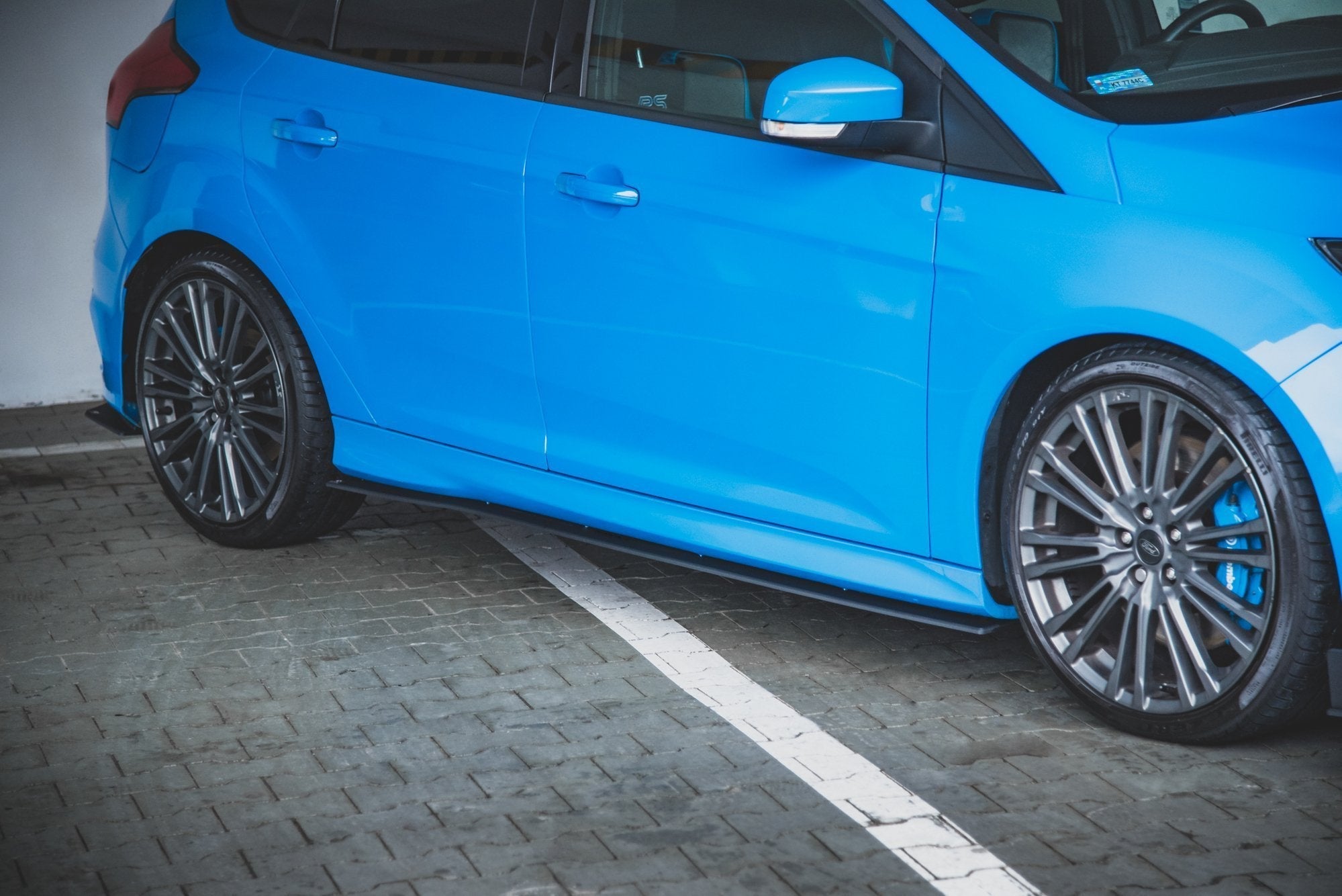 Maxton Design Street Pro Side Skirts Diffusers para Ford Focus RS Mk3 - imagen 1
