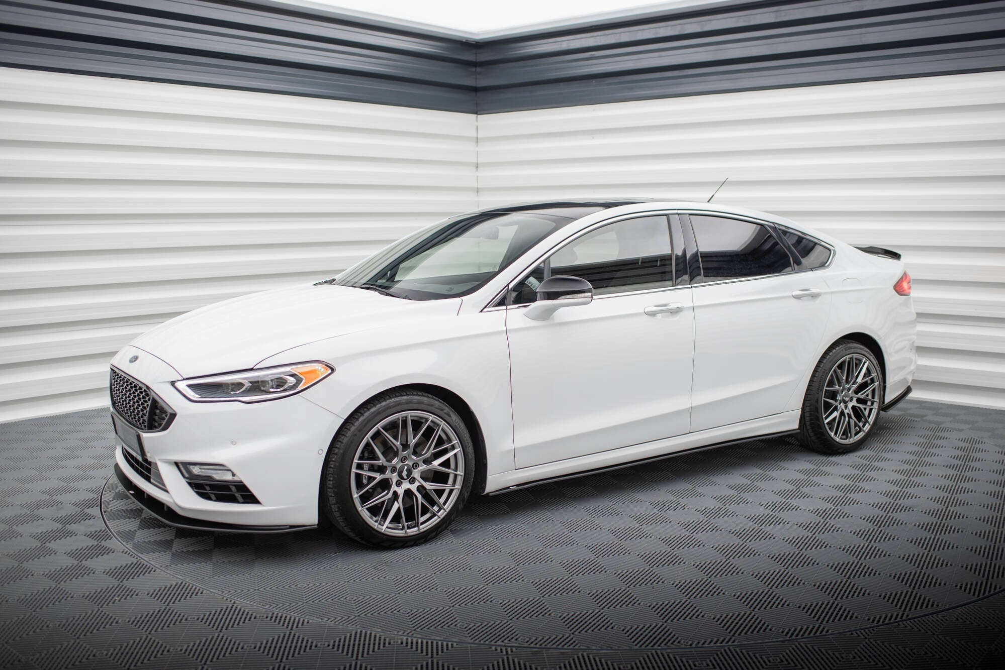 Maxton Design Street Pro Side Skirts Diffusers para Ford Mondeo Sport Mk5 Facelift / Fusion Sport Mk2 Facelift - imagen 2